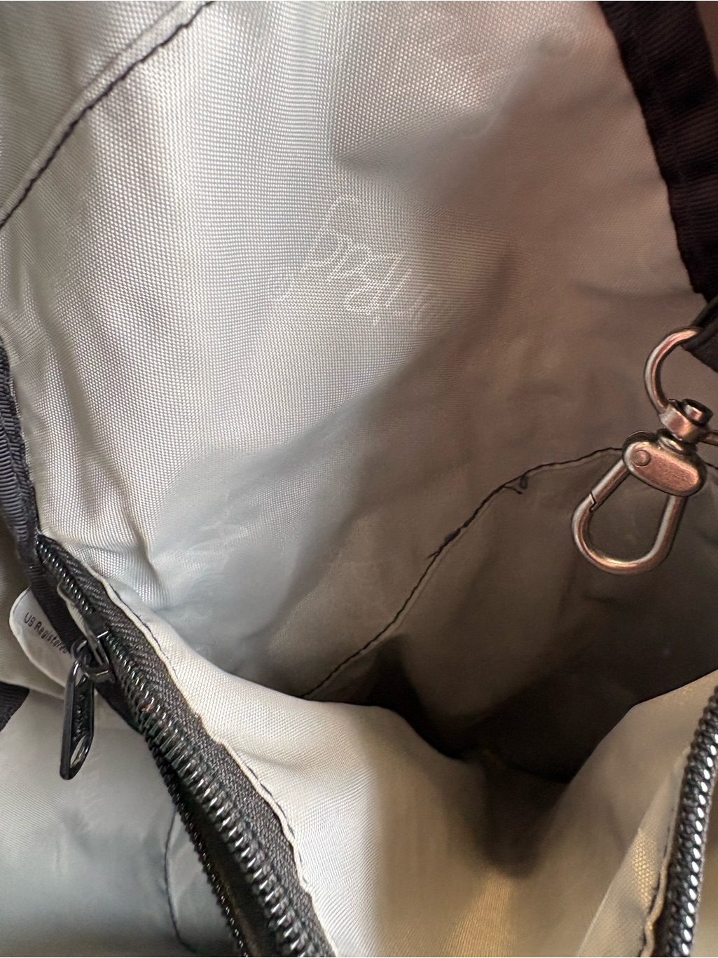 Ameribag Black Teardrop Sling Messenger Bag — image 7 of 8